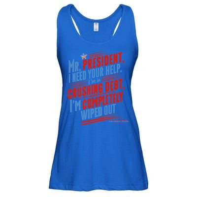 Biden 2024 Rally Lines Election Patriotic Political Humor Gift Ladies Essential Flowy Tank