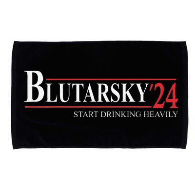 Blutarsky 2024 Start Drinking Heavily Funny Political Microfiber Hand Towel