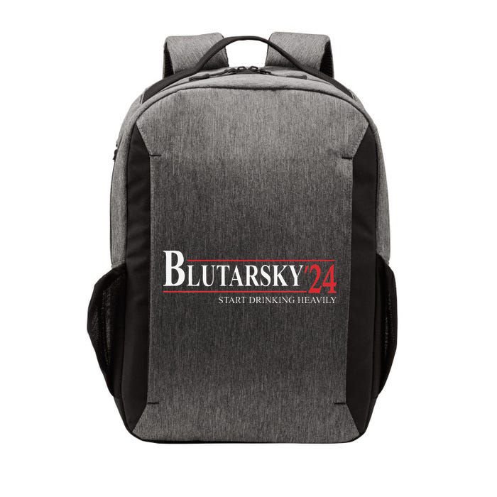Blutarsky 2024 Start Drinking Heavily Funny Political Vector Backpack