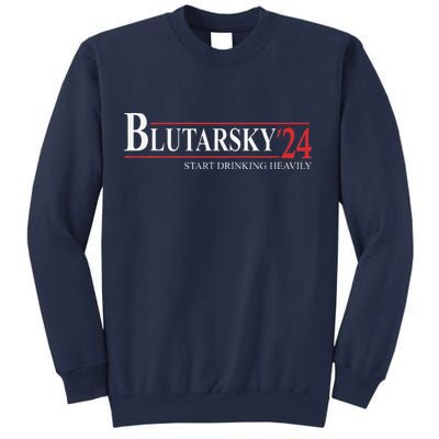 Blutarsky 2024 Start Drinking Heavily Funny Political Sweatshirt