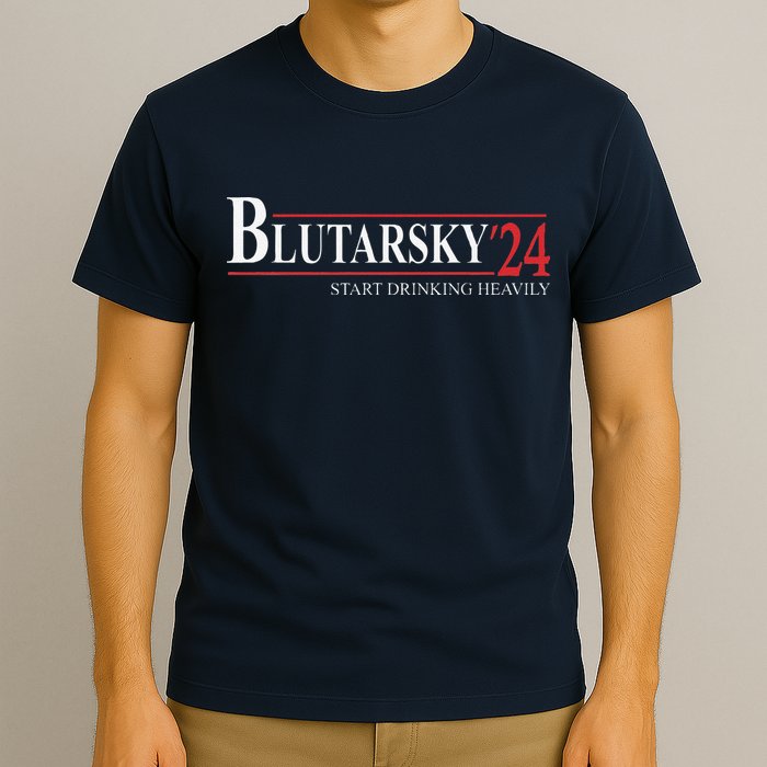 Blutarsky 2024 Start Drinking Heavily Funny Political T-Shirt