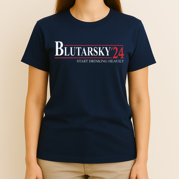 Blutarsky 2024 Start Drinking Heavily Funny Political T-Shirt