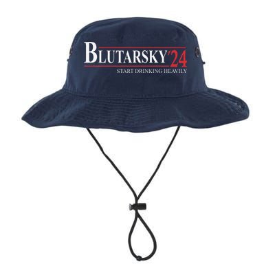 Blutarsky 2024 Start Drinking Heavily Funny Political Bucket Hat