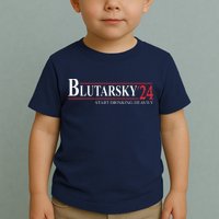 Blutarsky 2024 Start Drinking Heavily Funny Political Toddler T-Shirt