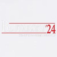 Blutarsky 2024 Start Drinking Heavily Funny Political Garment-Dyed Sweatshirt