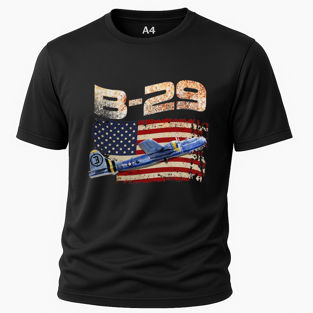 B 29 Superfortress Bomber Airplane Pilot Gifts World War II Performance Shirt