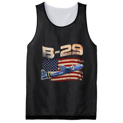 B 29 Superfortress Bomber Airplane Pilot Gifts World War II Mesh Reversible Basketball Jersey Tank