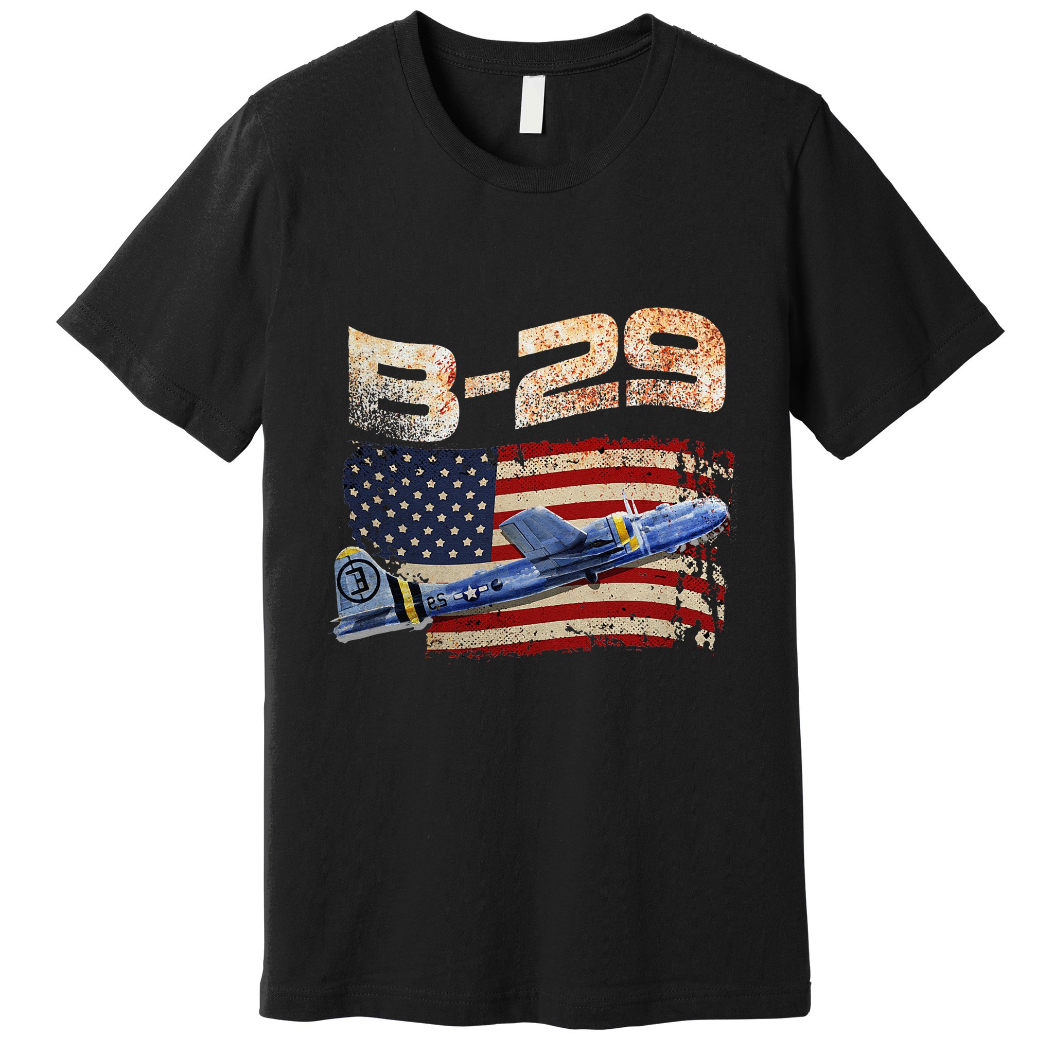 B 29 Superfortress Bomber Airplane Pilot Gifts World War II Premium T-Shirt
