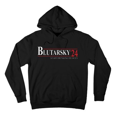 Blutarsky 2024 Start Drinking Heavily Funny Hoodie