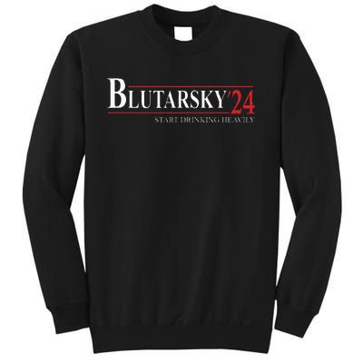 Blutarsky 2024 Start Drinking Heavily Funny Sweatshirt