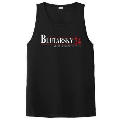 Blutarsky 2024 Start Drinking Heavily Funny PosiCharge Competitor Tank