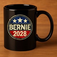 Bernie 2028 Sanders Was Right Democracy Resistance Protest  11oz C Handle Ceramic Mug