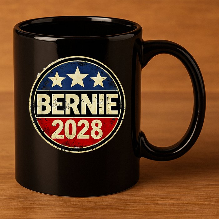 Bernie 2028 Sanders Was Right Democracy Resistance Protest  11oz C Handle Ceramic Mug
