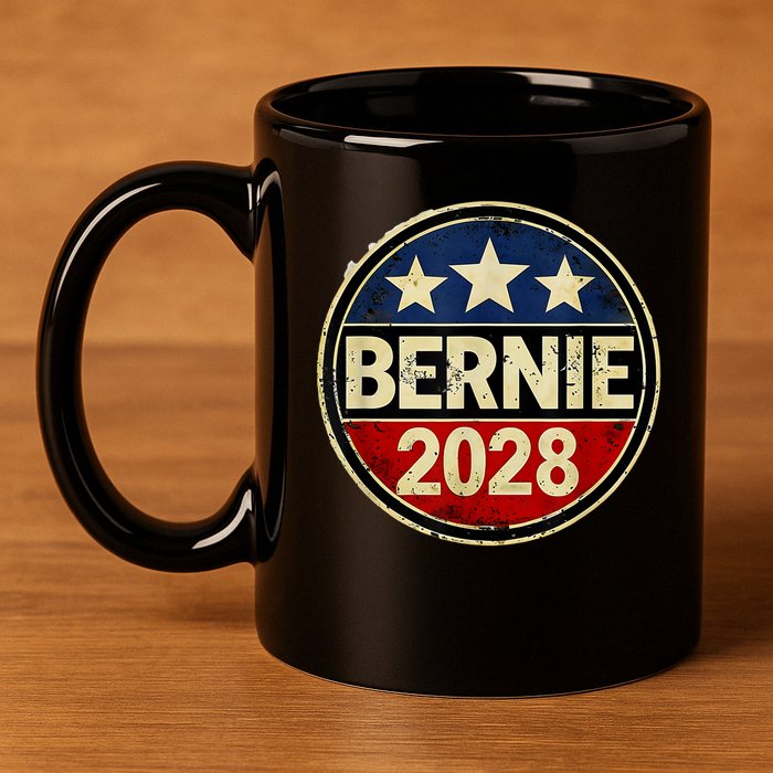Bernie 2028 Sanders Was Right Democracy Resistance Protest  11oz C Handle Ceramic Mug
