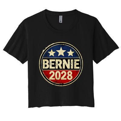 Bernie 2028 Sanders Was Right Democracy Resistance Protest  Crop Top