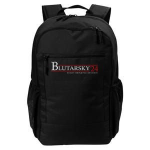 Blutarsky 2024 Start Drinking Heavily Funny Daily Commute Backpack