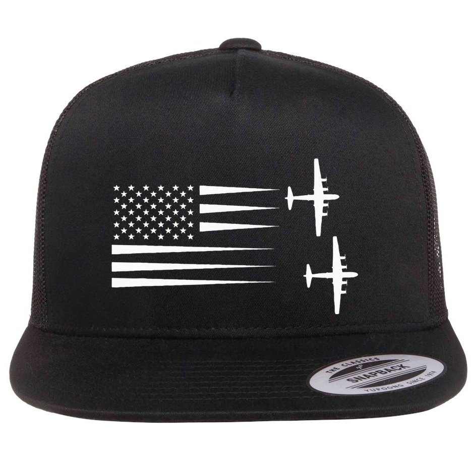 B 29 Superfortress Bomber Flat Bill Trucker Hat
