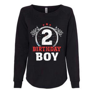 Birthday 2 Two Race Car 2nd Birthday Racing Car Driver Womens California Wash Sweatshirt