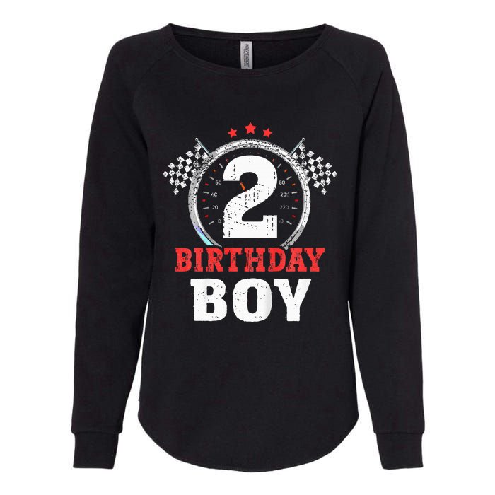 Birthday 2 Two Race Car 2nd Birthday Racing Car Driver Womens California Wash Sweatshirt