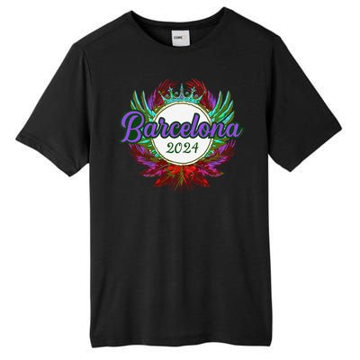 Barcelona 2024 Team Travel Quote Tall Fusion ChromaSoft Performance T-Shirt