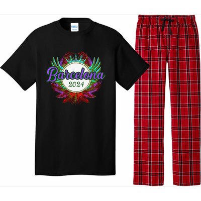 Barcelona 2024 Team Travel Quote Pajama Set