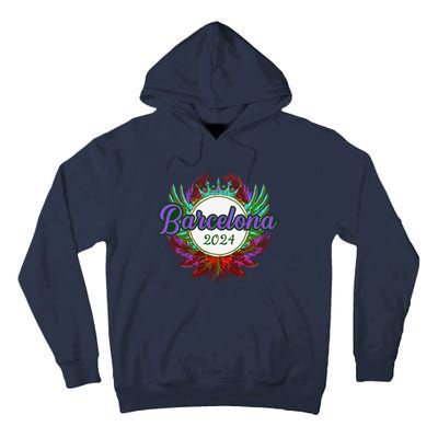 Barcelona 2024 Team Travel Quote Tall Hoodie