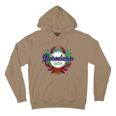 Barcelona 2024 Team Travel Quote Hoodie