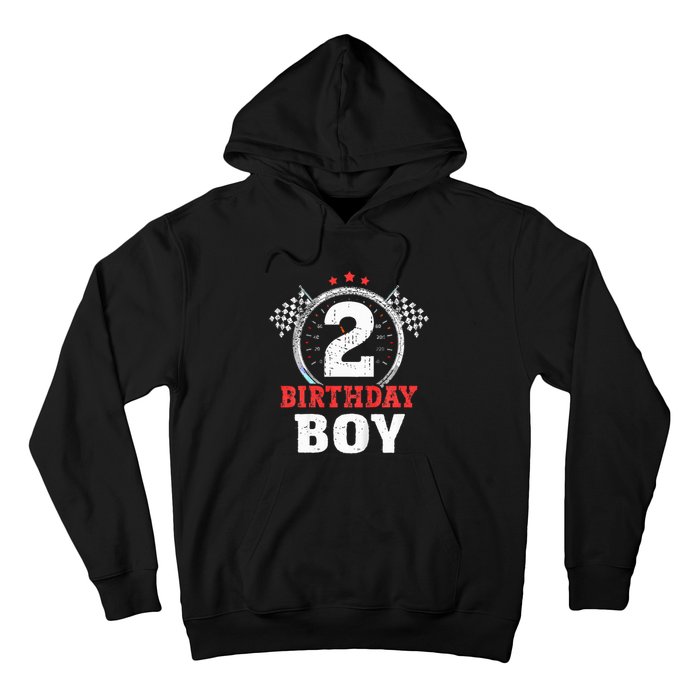 Birthday  2 Two Race Car 2nd Birthday Racing Car Driver Hoodie