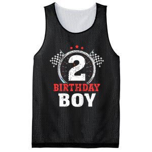 Birthday  2 Two Race Car 2nd Birthday Racing Car Driver Mesh Reversible Basketball Jersey Tank