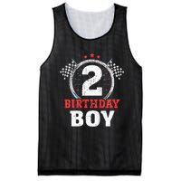 Birthday  2 Two Race Car 2nd Birthday Racing Car Driver Mesh Reversible Basketball Jersey Tank