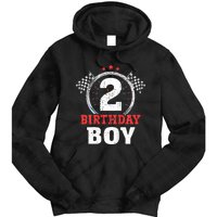 Birthday  2 Two Race Car 2nd Birthday Racing Car Driver Tie Dye Hoodie