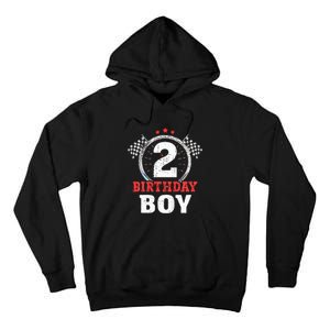 Birthday  2 Two Race Car 2nd Birthday Racing Car Driver Tall Hoodie