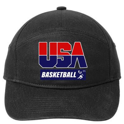Basketball 2024 Usa 7-Panel Snapback Hat