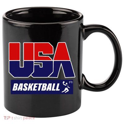 Basketball 2024 Usa 11oz C Handle Ceramic Mug