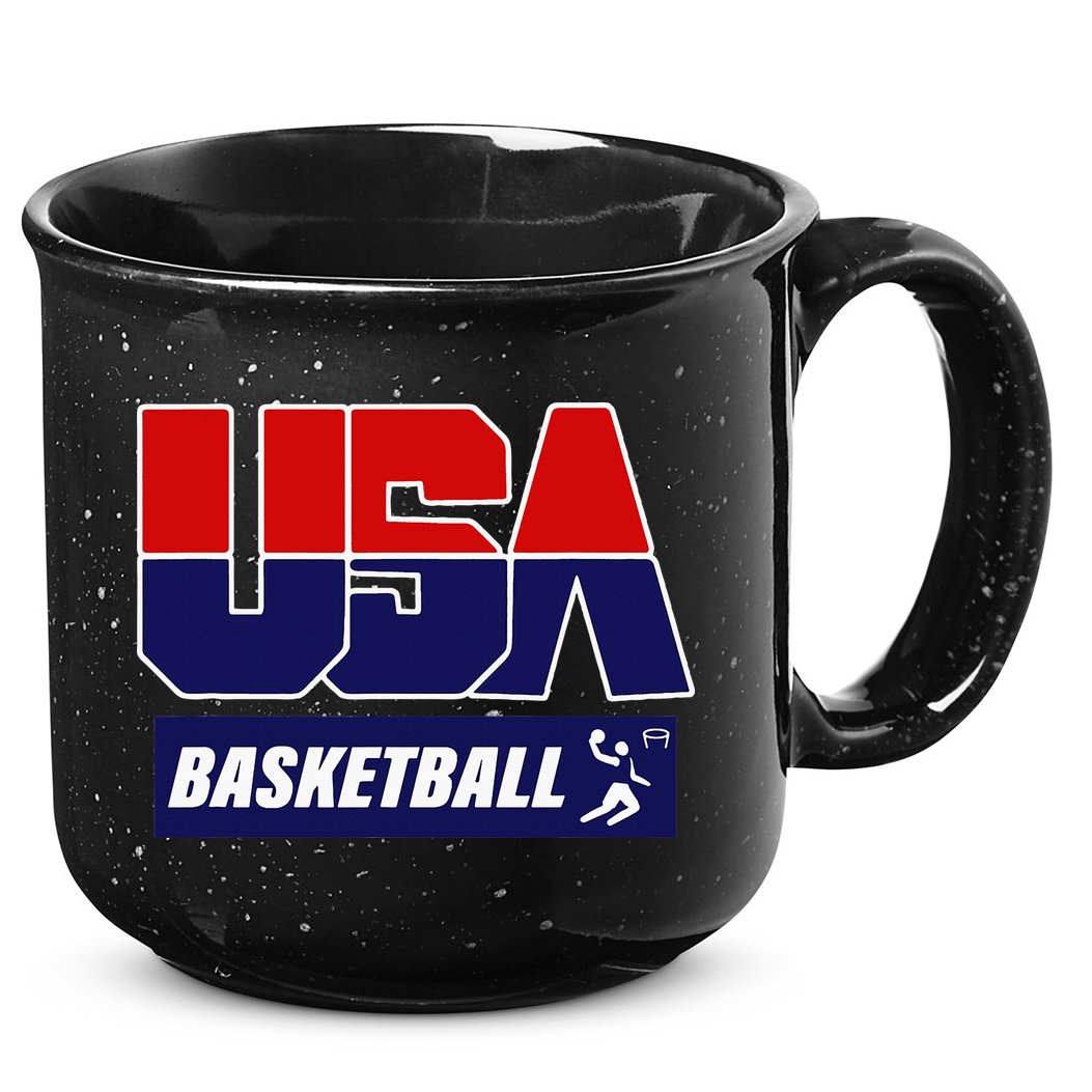 Basketball 2024 Usa 15oz Campfire Ceramic Mug