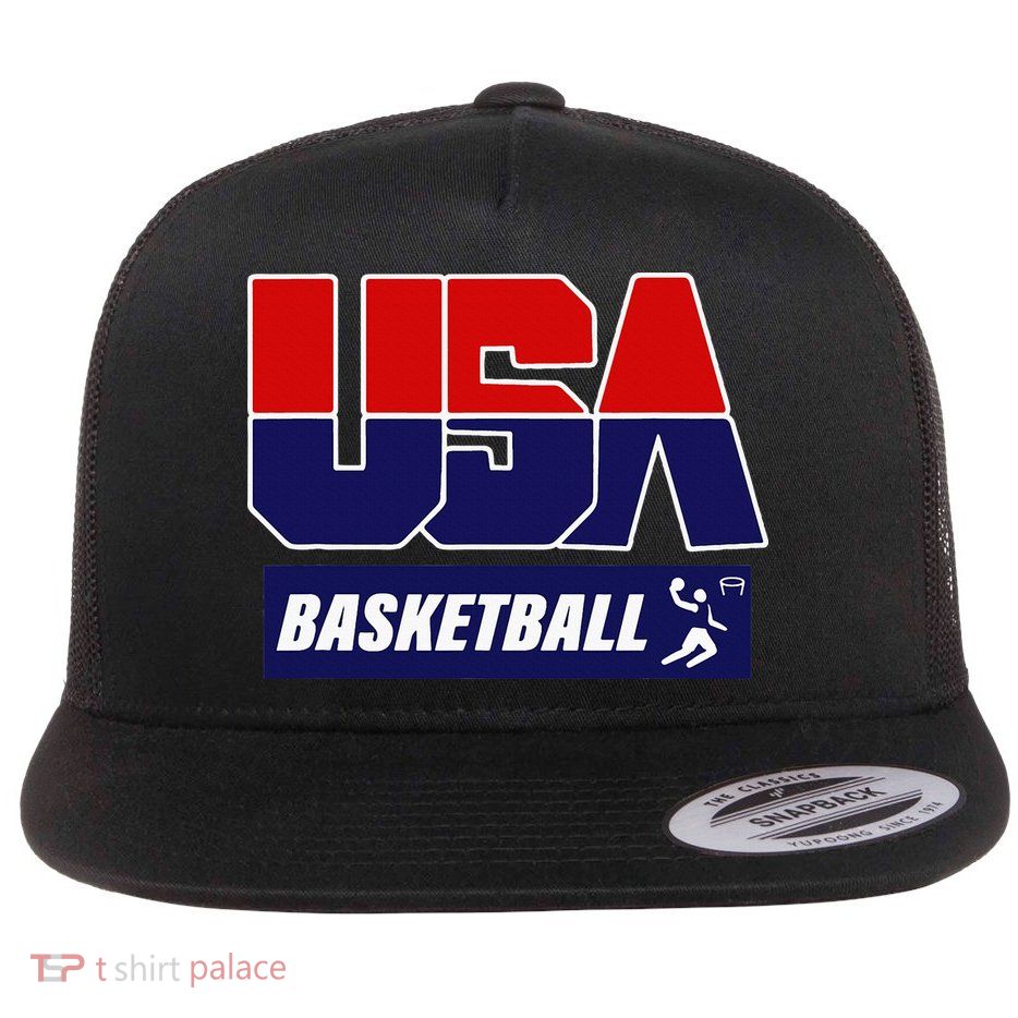 Basketball 2024 Usa Flatbill Hat