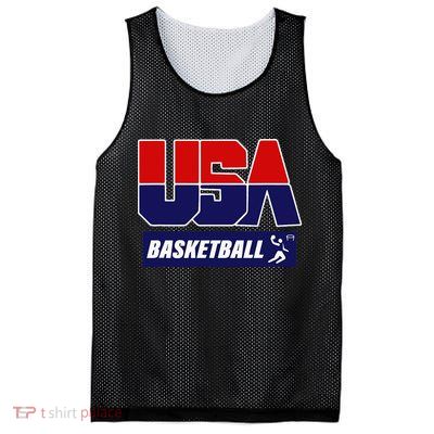 Basketball 2024 Usa Mesh Reversible Basketball Jersey Tank