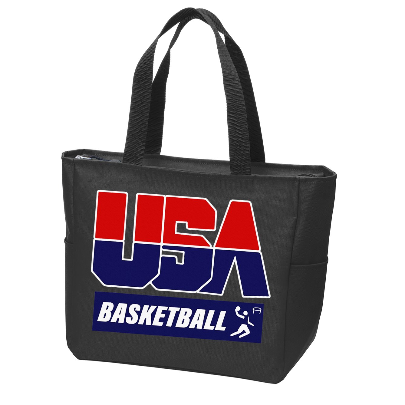 Basketball 2024 Usa Zip Tote Bag