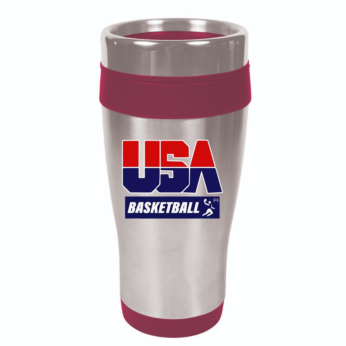 Basketball 2024 Usa 16oz Travel Tumbler
