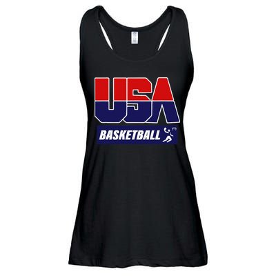 Basketball 2021 Usa Ladies Essential Flowy Tank