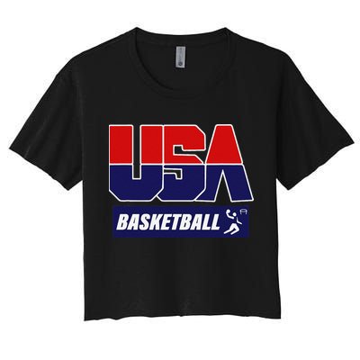 Basketball 2021 Usa Crop Top