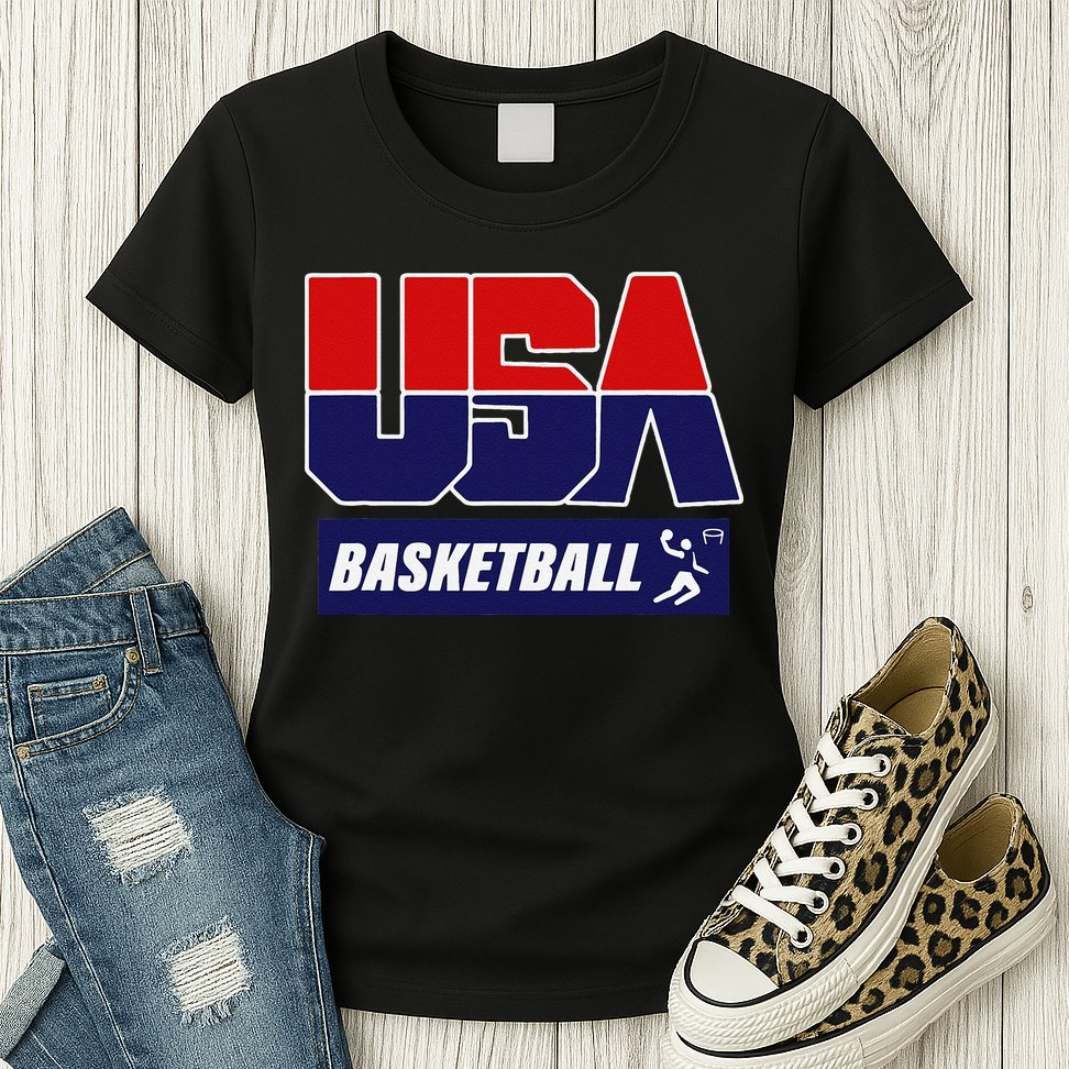 Basketball 2021 Usa Womens T-Shirt
