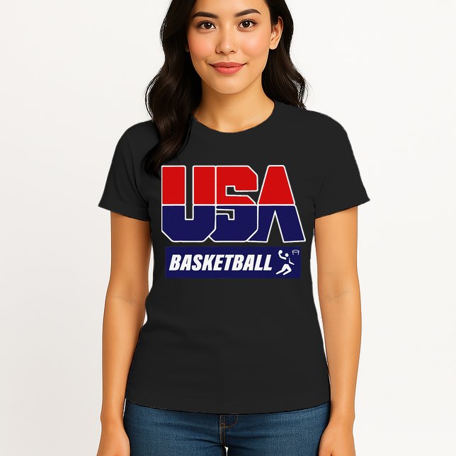 Basketball 2021 Usa Womens T-Shirt
