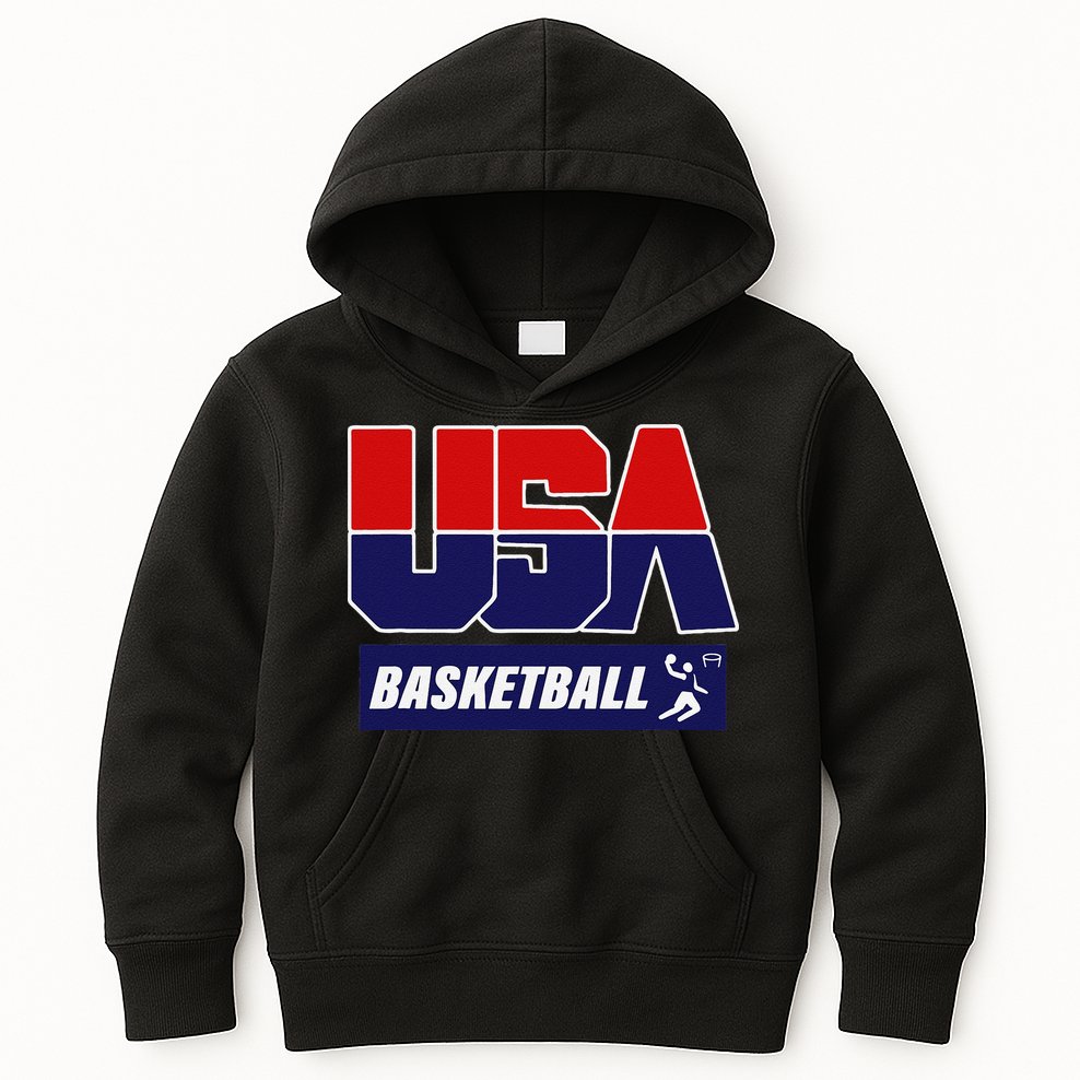 Basketball 2021 Usa Kids Hoodie