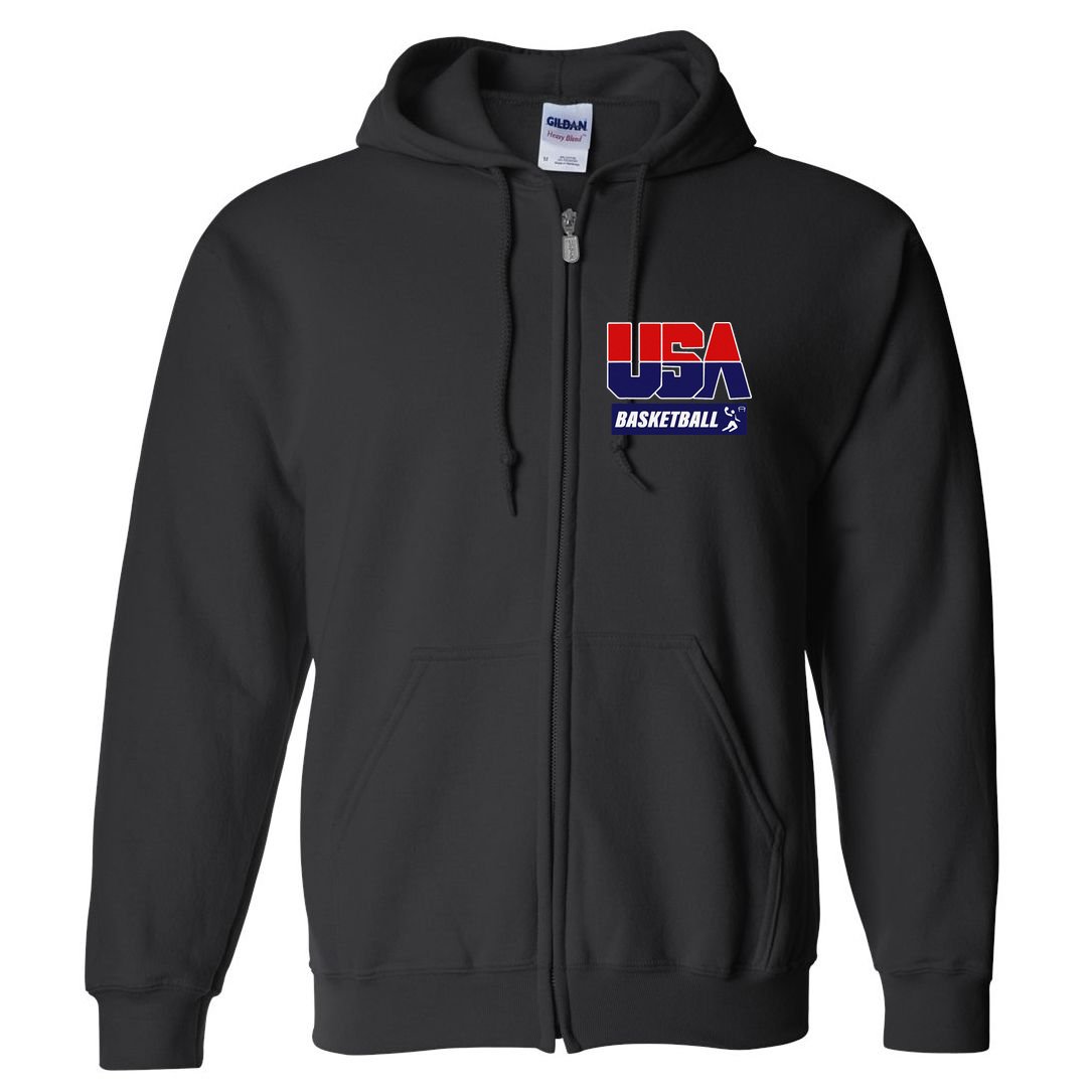 Basketball 2021 Usa Full Zip Hoodie