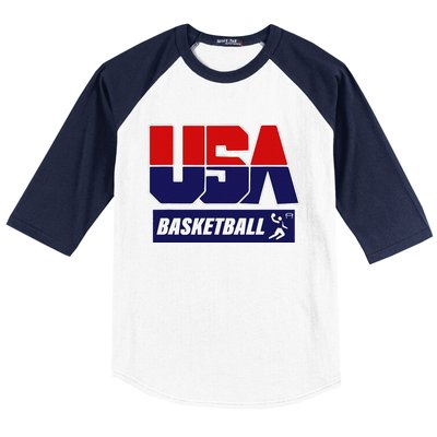 Basketball 2021 Usa Baseball Sleeve Shirt