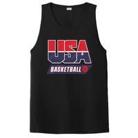 Basketball 2024 Usa Patriotic Sports Lover American B Ball PosiCharge Competitor Tank