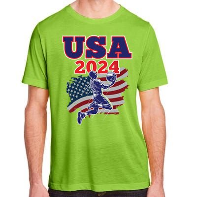 Basketball 2024 Vintage Usa Adult ChromaSoft Performance T-Shirt