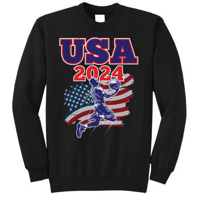 Basketball 2024 Vintage Usa Sweatshirt