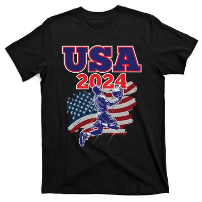 Basketball 2024 Vintage Usa T-Shirt